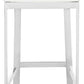 Safavieh Zoey 39''H Stainless Steel Cross Back Bar Stool | Bar Stools | Modishstore - 4