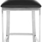 Safavieh Zoey 35''H Stainless Steel Cross Back Counter Stool | Counter Stools |  Modishstore 