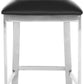 Safavieh Zoey 35''H Stainless Steel Cross Back Counter Stool | Counter Stools | Modishstore - 1