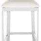 Safavieh Zoey 35''H Stainless Steel Cross Back Counter Stool | Counter Stools |  Modishstore  - 4