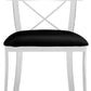 Safavieh Zoey 19''H Side Chair Set Of 2 - Chrome With Black Pu | Dining Chairs | Modishstore - 2