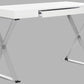 Safavieh Paley 47''W One Drawer Lacquer & Chrome  Desk | Desks |  Modishstore  - 3