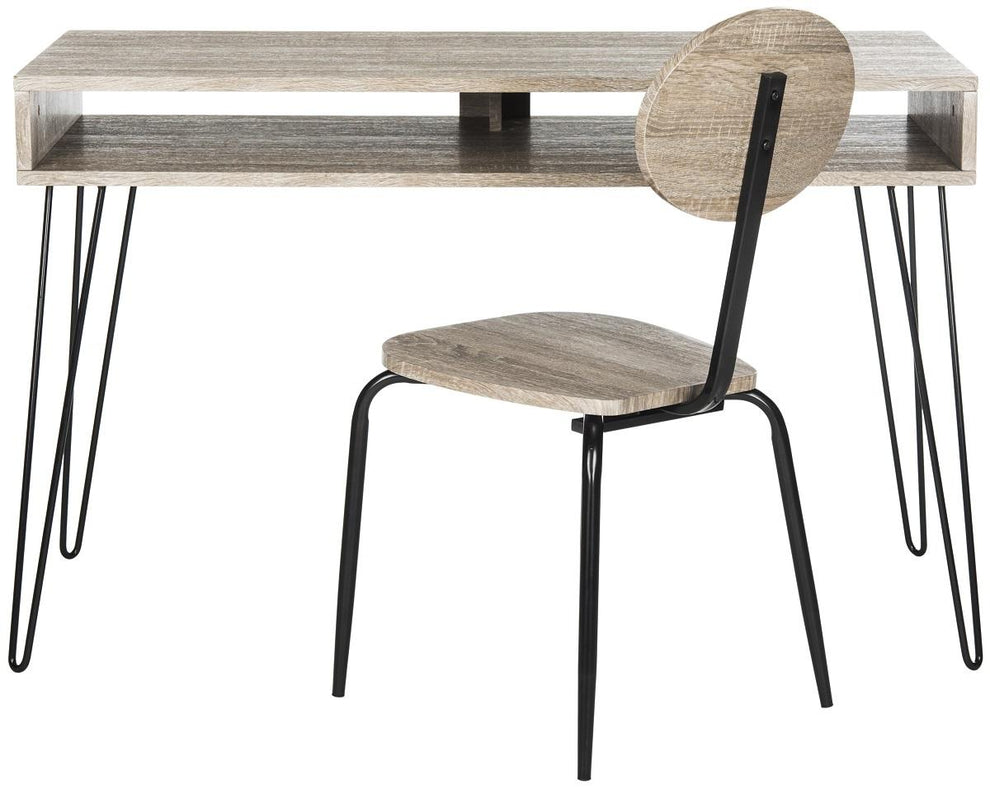 Safavieh Winta 47'' Retro Writing Desk / Chair | Desks | Modishstore - 2