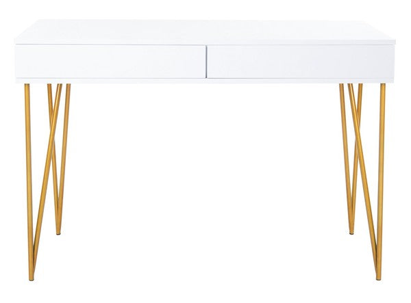 Safavieh Pine Two Drawer Desk | Desks | Modishstore - 3