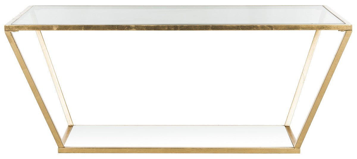 Safavieh Allene Gold Leaf Retro Coffee Table | Coffee Tables | Modishstore - 1