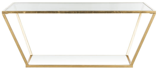 Safavieh Allene Gold Leaf Retro Coffee Table | Coffee Tables | Modishstore - 1