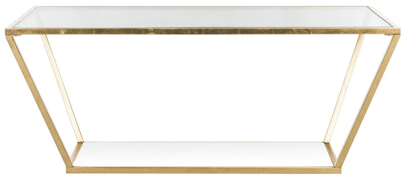 Safavieh Allene Gold Leaf Retro Coffee Table | Coffee Tables | Modishstore - 1