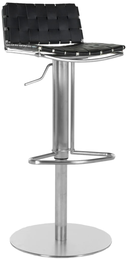 Safavieh Floyd Gas Lift Swivel Bar Stool - Black | Bar Stools | Modishstore - 3