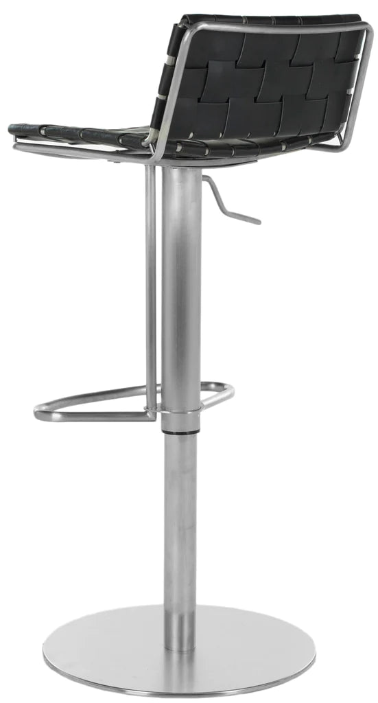 Safavieh Floyd Gas Lift Swivel Bar Stool - Black | Bar Stools | Modishstore - 2
