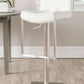 Safavieh Newman Swivel Bar Stool - White | Bar Stools | Modishstore