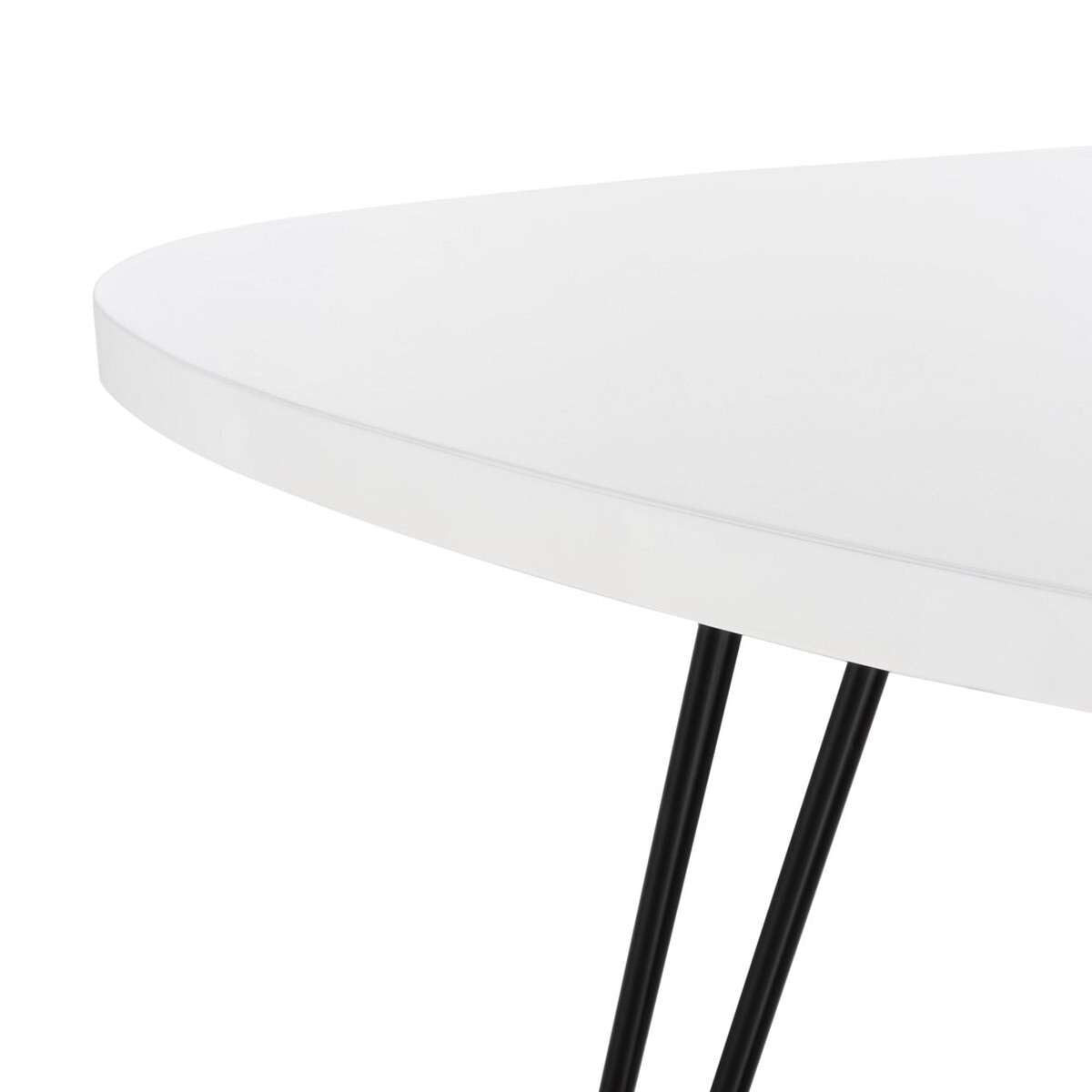 Safavieh Wynton Retro Mid Century Lacquer End Table - White | Accent Tables | Modishstore - 2