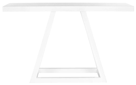 Safavieh Sutton Modern Scandinavian A - Line Lacquer Console - White | Console Tables | Modishstore