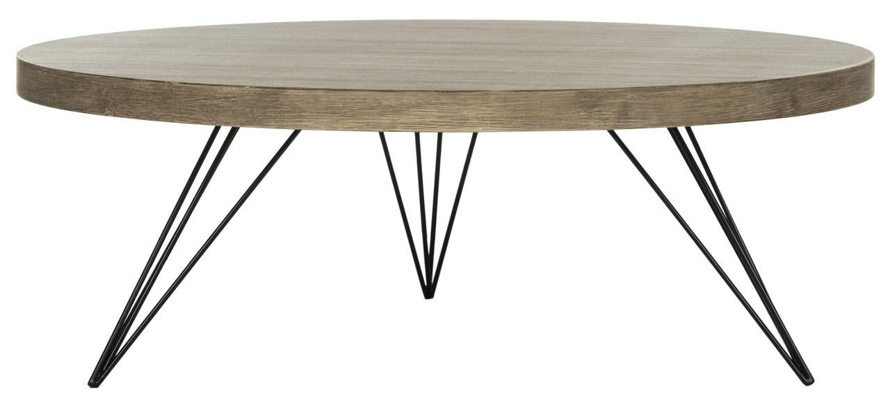 Safavieh Mansel Retro Mid Century Round Coffee  Table | Coffee Tables | Modishstore - 1