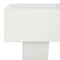 Safavieh Alessia Mid Century Lacquer One Drawer Vanity Desk - White | Desks  | Modishstore - 3