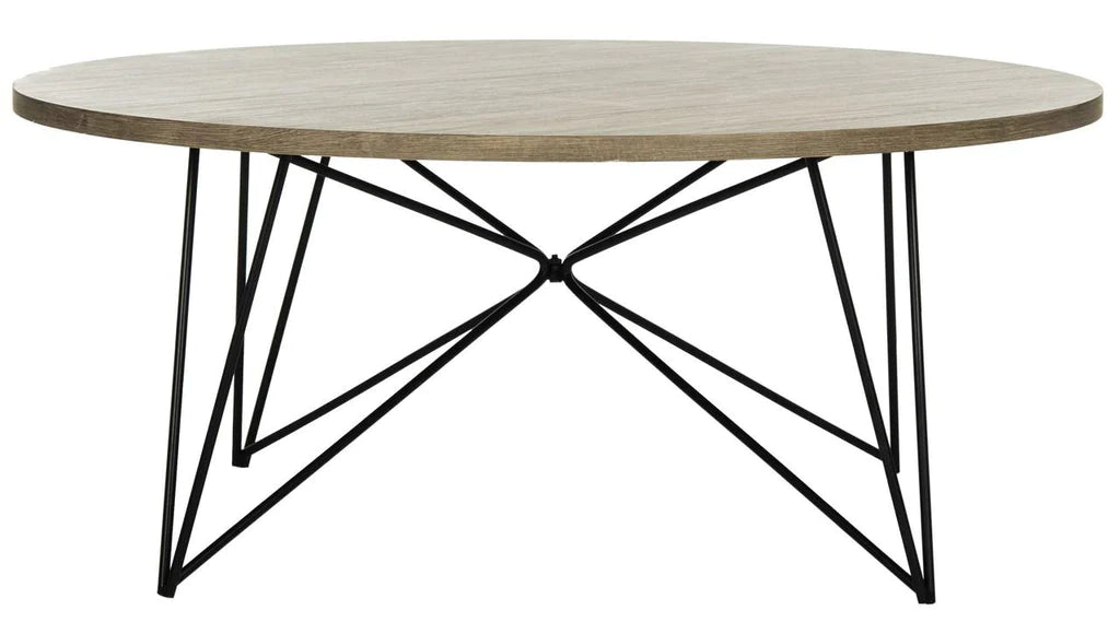 Safavieh Maris Retro Mid Century Wood Coffee Table - Light Brown | Coffee Tables | Modishstore - 2