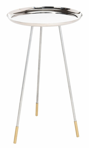 Safavieh Calix Tri Leg Contemporary Glam Side Table | Side Tables | Modishstore - 2