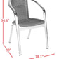 Safavieh Wrangell Indoor-Outdoor Stacking Armchair Set Of 2 - Gray | Armchairs | Modishstore - 2