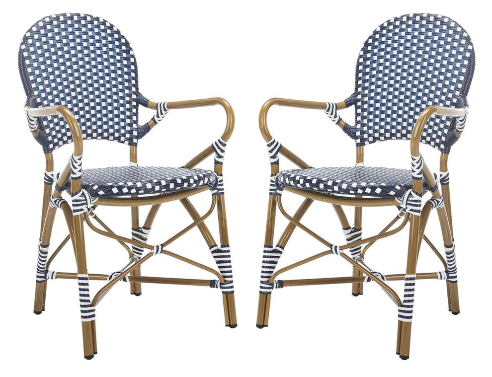 Safavieh Hooper Indoor-Outdoor Stacking Arm Chair | Outdoor Chairs | Modishstore - 2