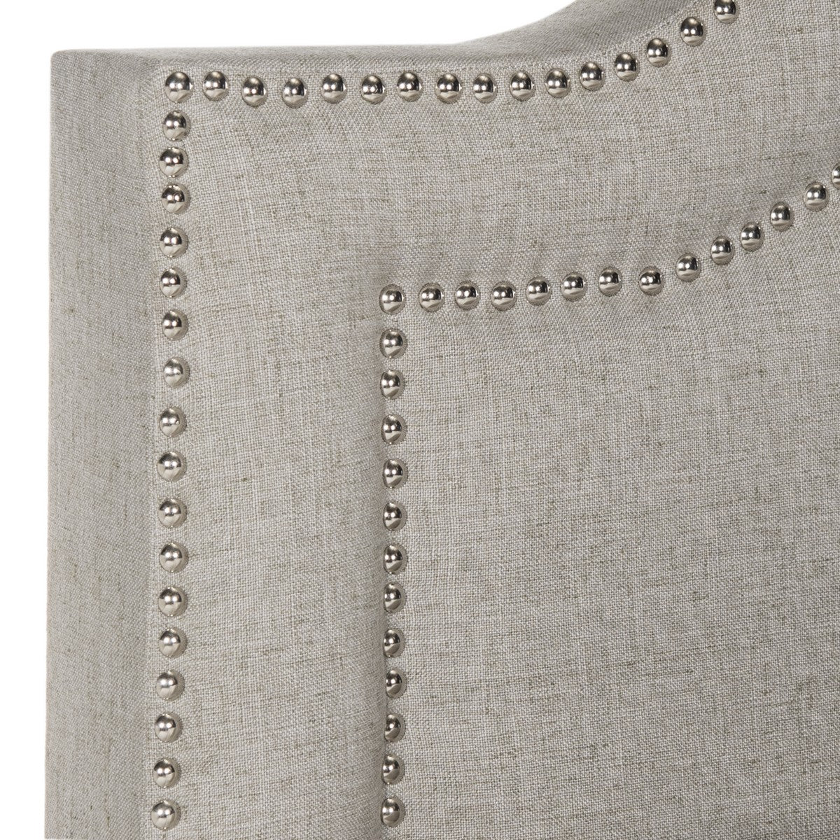 Safavieh Theron Bed Queen Size - Light Grey | Beds | Modishstore - 3