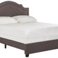 Safavieh Theron Bed Full Size - Dark Taupe | Beds | Modishstore