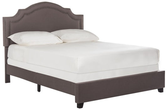 Safavieh Theron Bed Full Size - Dark Taupe | Beds | Modishstore