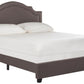 Safavieh Theron Bed Queen Size - Dark Taupe | Beds | Modishstore
