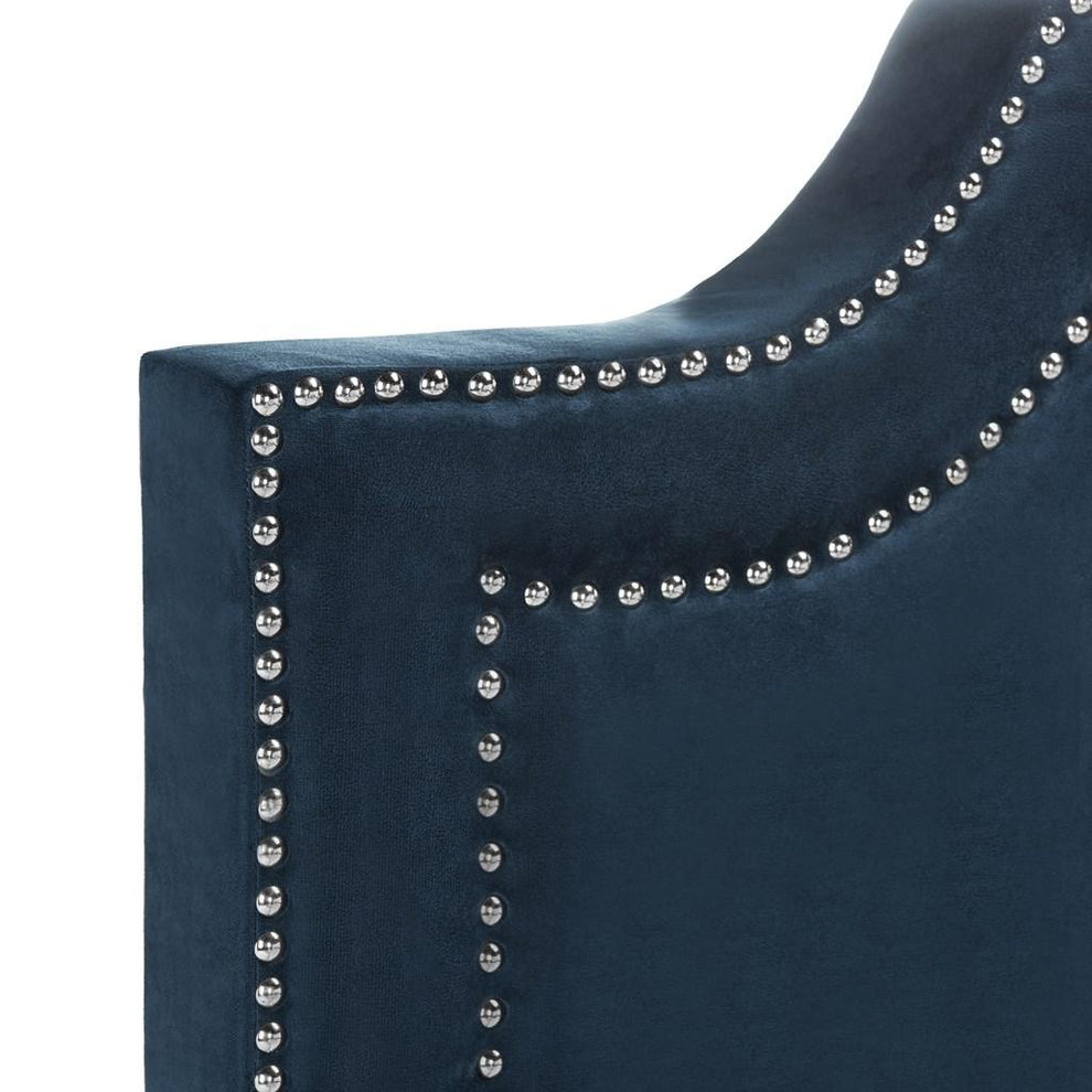 Safavieh Theron Bed Queen Size - Navy | Beds | Modishstore - 3