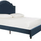 Safavieh Theron Bed Queen Size - Navy | Beds | Modishstore - 2