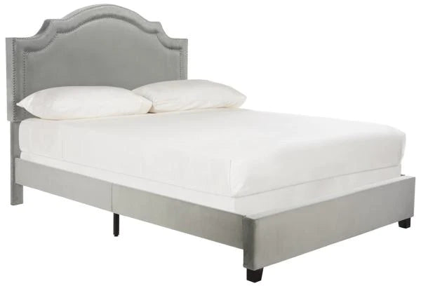 Safavieh Theron Bed Queen Size - Grey | Beds | Modishstore - 6
