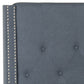 Safavieh Winslet Bed Full Size - Navy | Beds | Modishstore - 3