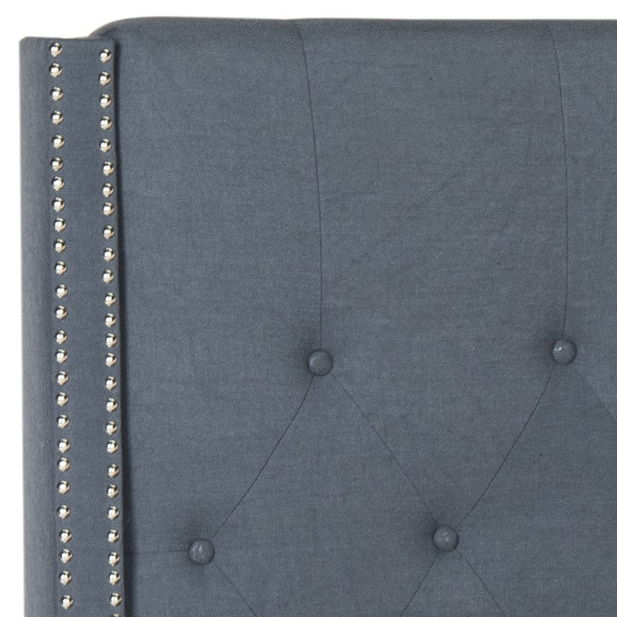 Safavieh Winslet Bed Full Size - Navy | Beds | Modishstore - 3