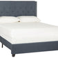 Safavieh Winslet Bed Full Size - Navy | Beds | Modishstore - 2
