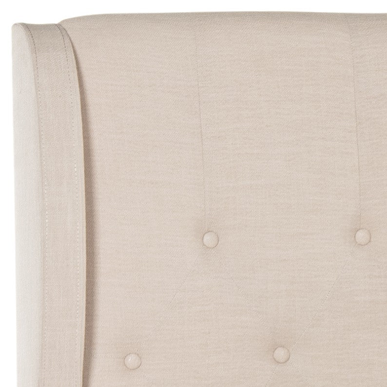 Safavieh Blanchett Bed Full Size - Beige | Beds | Modishstore - 3