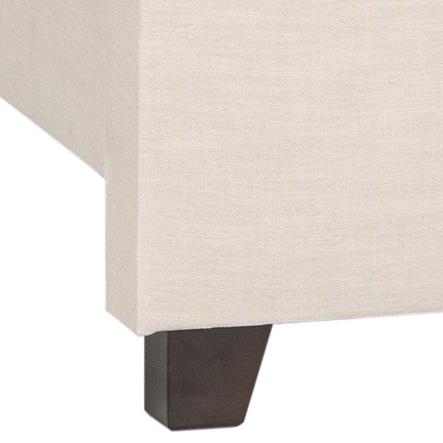 Safavieh Blanchett Bed Full Size - Beige | Beds | Modishstore - 4