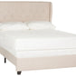 Safavieh Blanchett Bed Full Size - Beige | Beds | Modishstore - 2