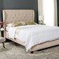 Safavieh Blanchett Bed Queen Size - Beige | Beds | Modishstore