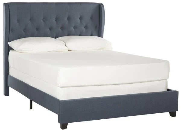 Safavieh Blanchett Bed Full Size - Navy | Beds | Modishstore - 3