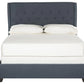 Safavieh Blanchett Bed Full Size - Navy | Beds | Modishstore - 2