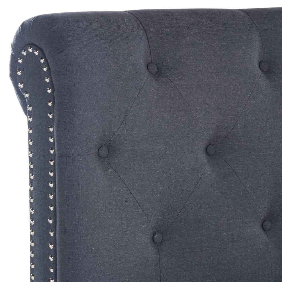 Safavieh Hathaway Bed Queen Size - Navy | Beds | Modishstore - 3