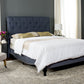 Safavieh Hathaway Bed Queen Size - Navy | Beds | Modishstore