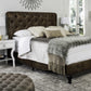Safavieh Hathaway Bed Queen Size - Coffee | Beds | Modishstore