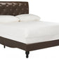 Safavieh Hathaway Bed Queen Size - Brown | Beds | Modishstore - 2