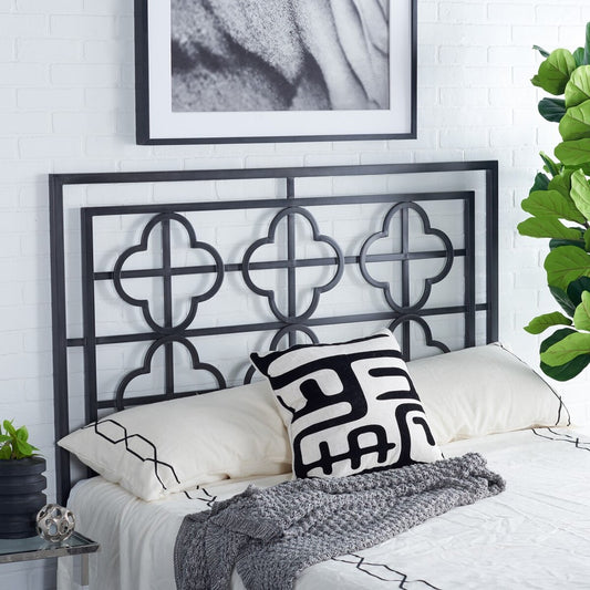 Safavieh Lucinda Headboard King Size - Antique Iron | Headboards | Modishstore