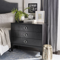 Safavieh Lorna 3 Drawer Contemporary Night Stand