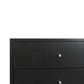 Safavieh Lyla Mid Century Retro Silver Cap Nightstand - Black | Nightstands | Modishstore - 3