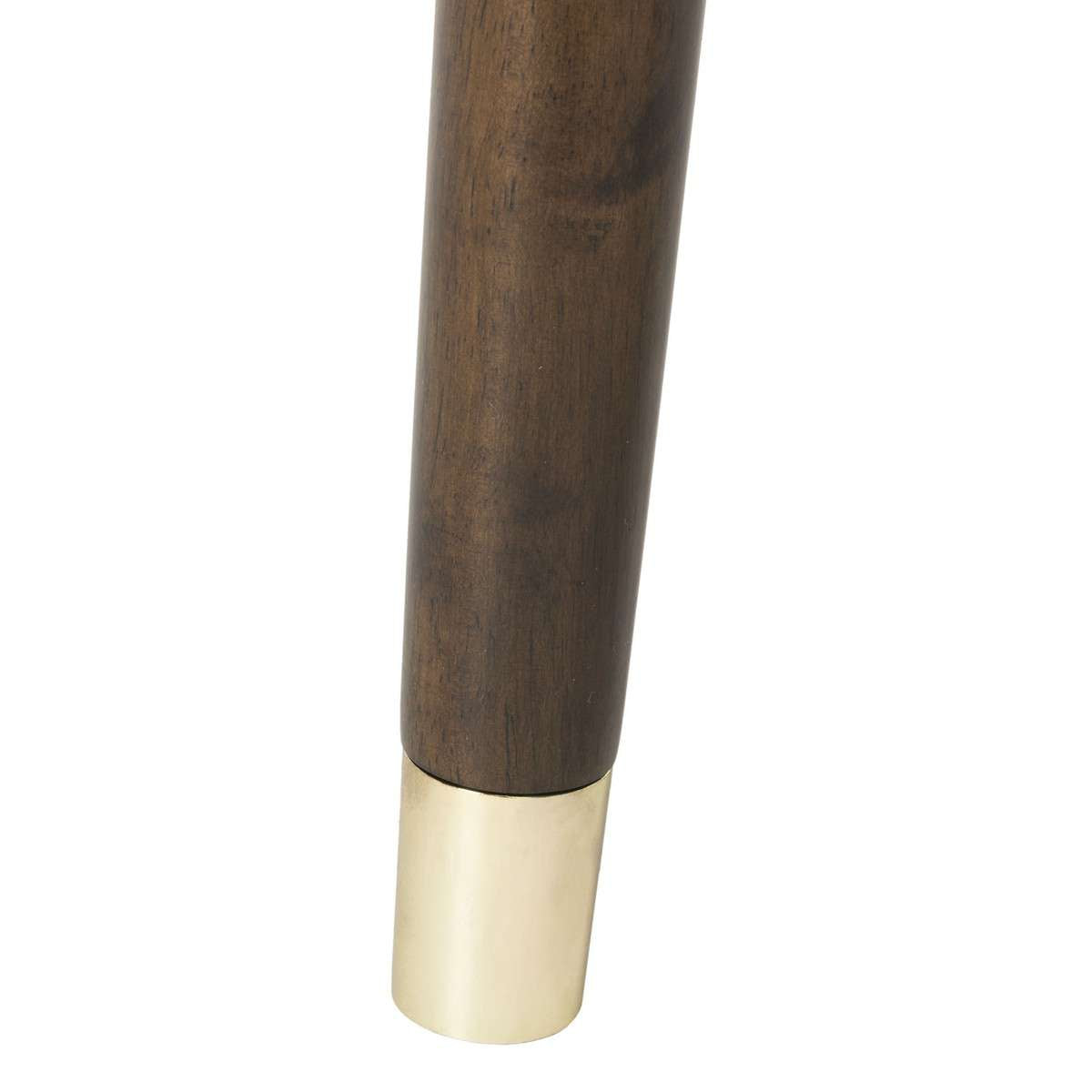 Safavieh Lyla Mid Century Retro Silver Cap Nightstand - Walnut | Nightstands | Modishstore - 4