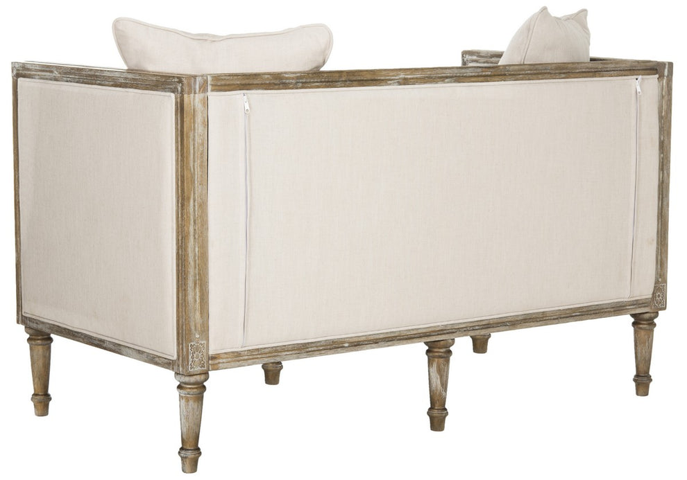 Safavieh Leandra Rustic French Country Settee | Loveseats | Modishstore - 2