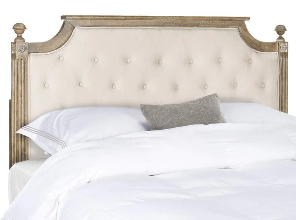 Safavieh Rustic Headboard Full Size - Beige | Headboards | Modishstore