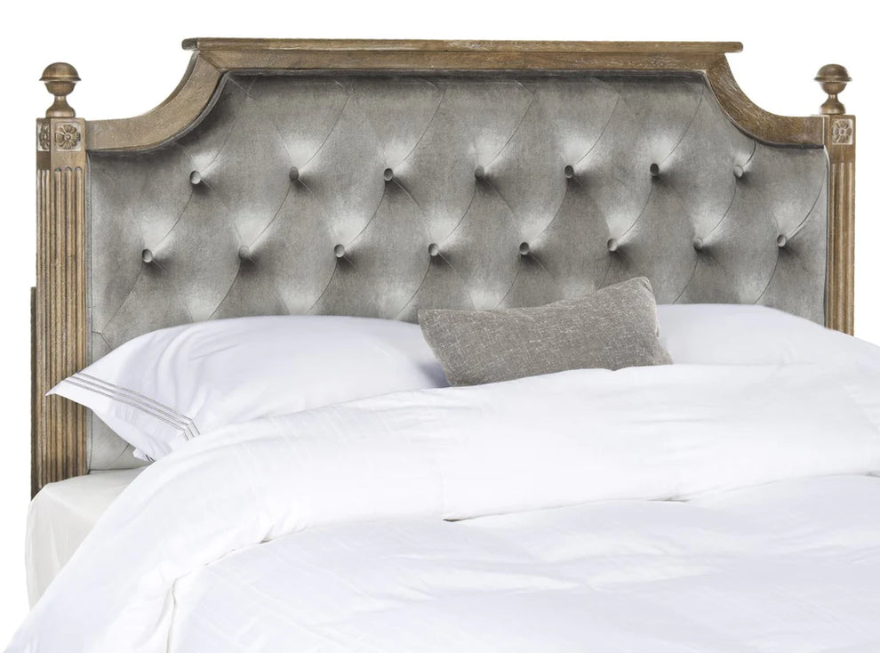 Safavieh Rustic Headboard Full Size - Grey | Headboards | Modishstore - 3