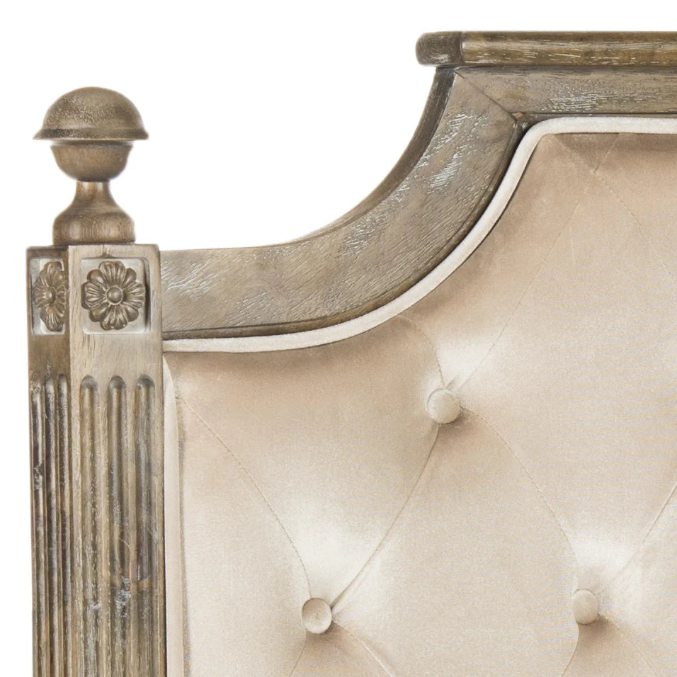 Safavieh Rustic Headboard Queen Size - Taupe | Headboards | Modishstore - 3